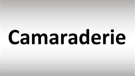 how to pronounce camaraderie|how do you pronounce guanacaste.
